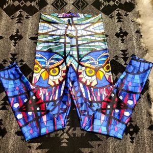 Blackmilk Glass Owl Leggings